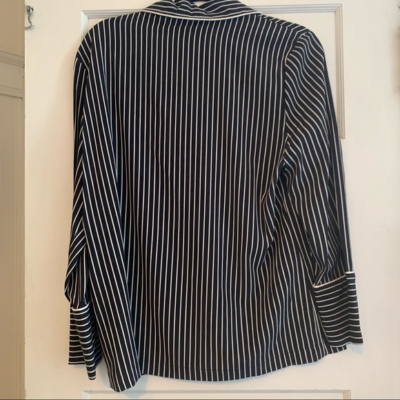 NWT Derek Lam 10 Crosby silk pajama-style blouse - Picture 2 of 6